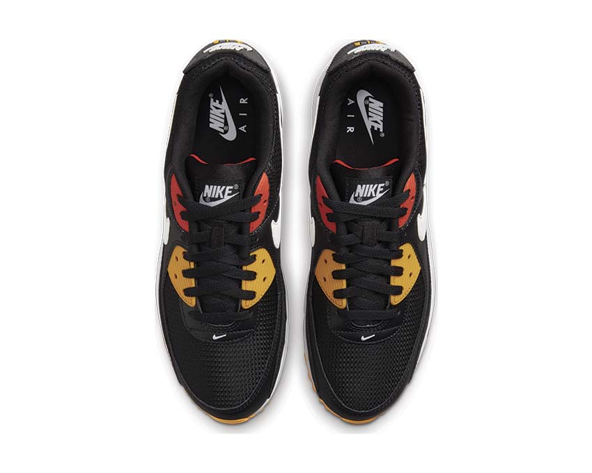 Nike Air Max 90 Black / Yellow - Red - White DJ9250-001