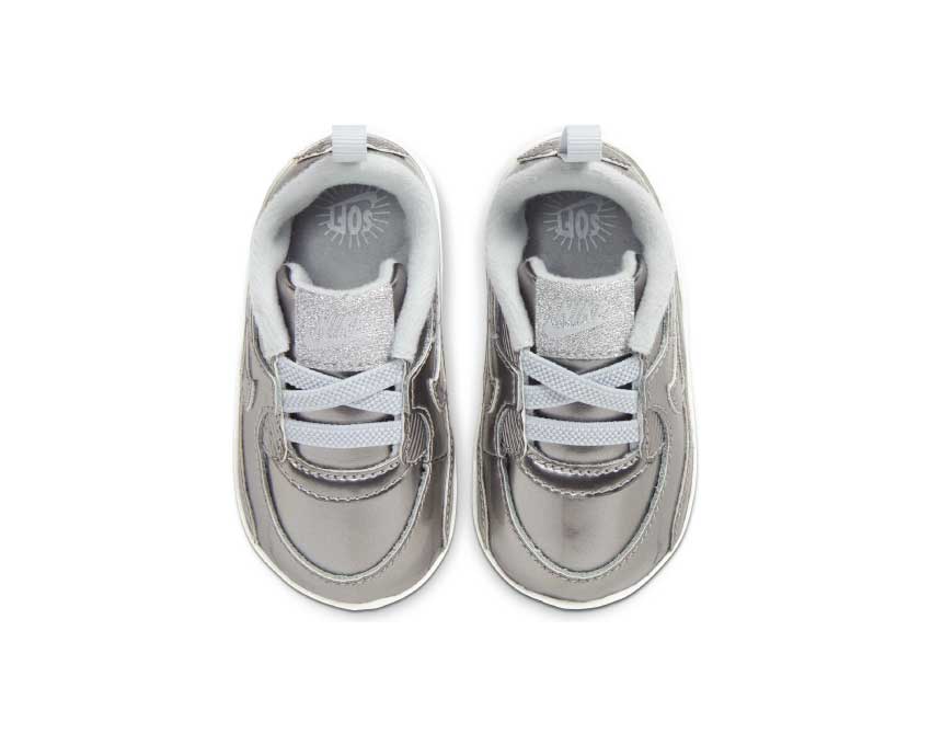 Nike Air Max 90 Crib QS Silver Chrome / Chrome - Pure Platinum - White CV2397-001