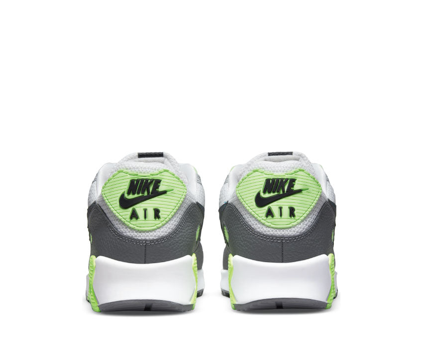 Nike Air Max 90 White / Aquamarine - Lime Glow - Off Noir DJ6897-100