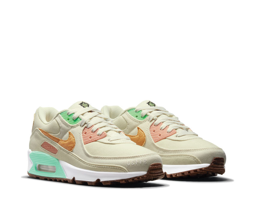 Nike Air Max 90 LX Coconut Milk / Metallic Gold - Green Glow DC5211-100