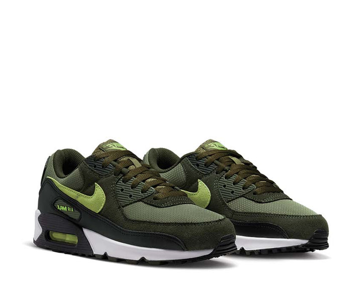 Nike Air Max 90 Medium Olive / Volt - Sequoia - White DQ4071-200