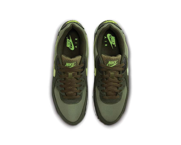 Nike Air Max 90 Medium Olive / Volt - Sequoia - White DQ4071-200