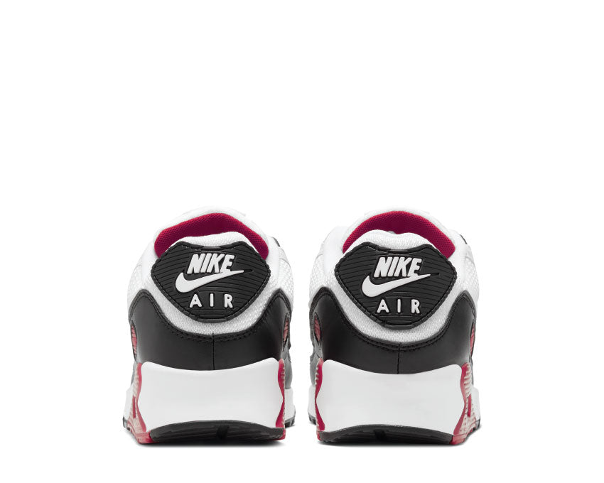 Nike Air Max 90 White / White - New Maroon - Black CT4352-104