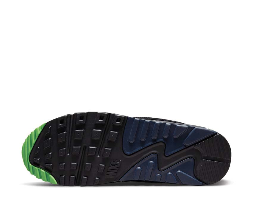 Nike Air Max 90 SE Black / Obsidian - Scream Green - Summit White DN4155-001