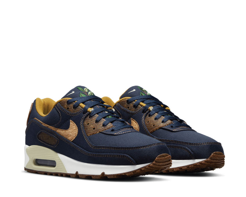 Nike Air Max 90 SE Obsidian / Wheat - Coconut Milk - White DD0385-400