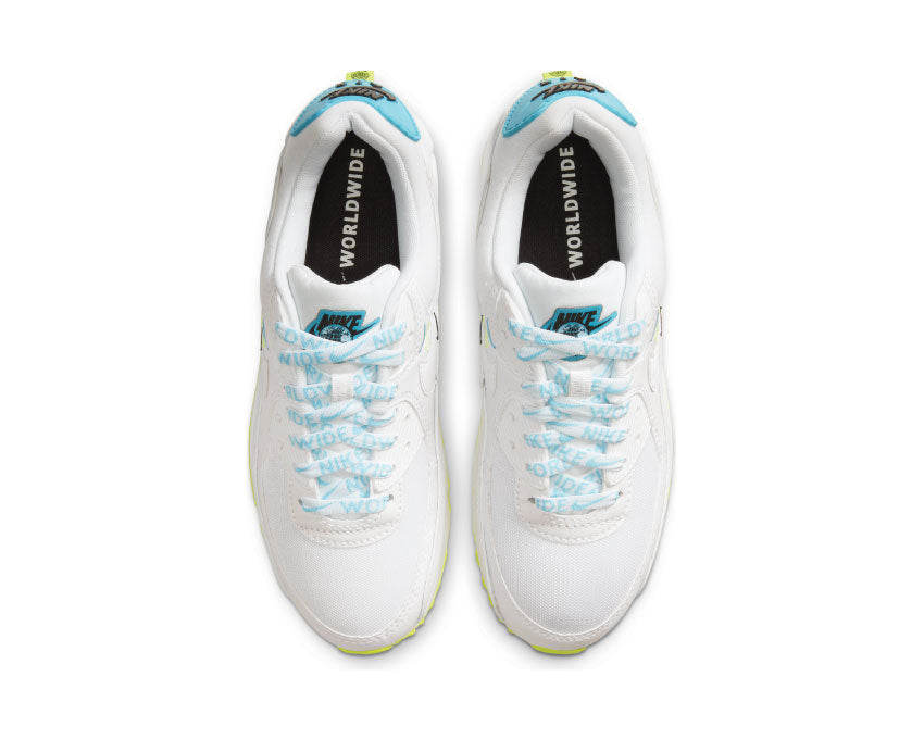 Nike Air Max 90 SE White / White - Blue Fury - Volt CK7069-100