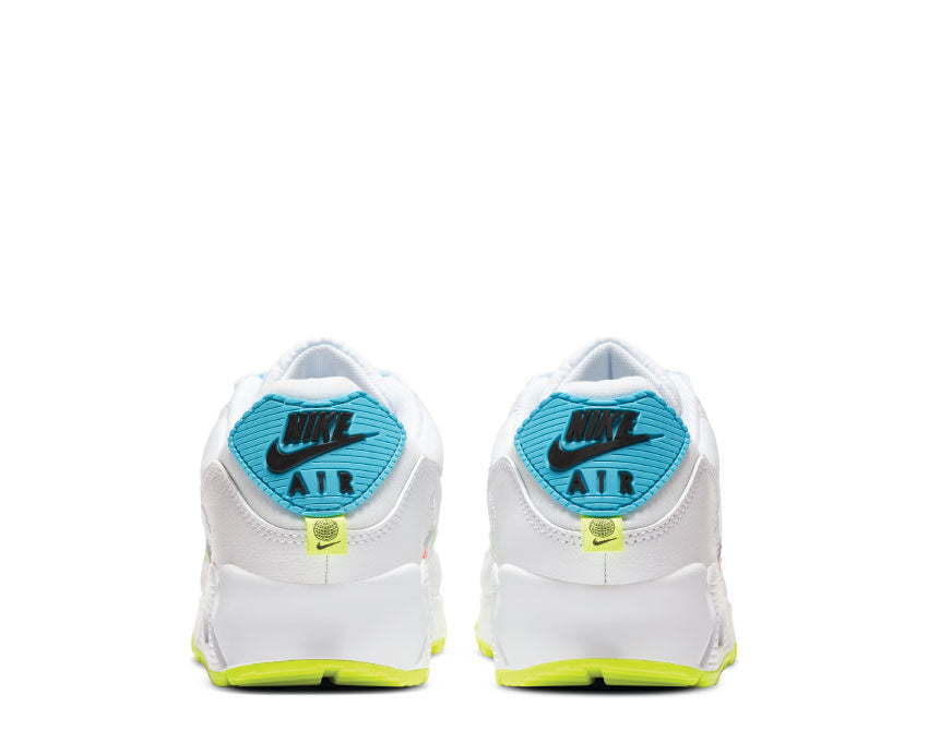 Nike Air Max 90 SE White / White - Blue Fury - Volt CK7069-100