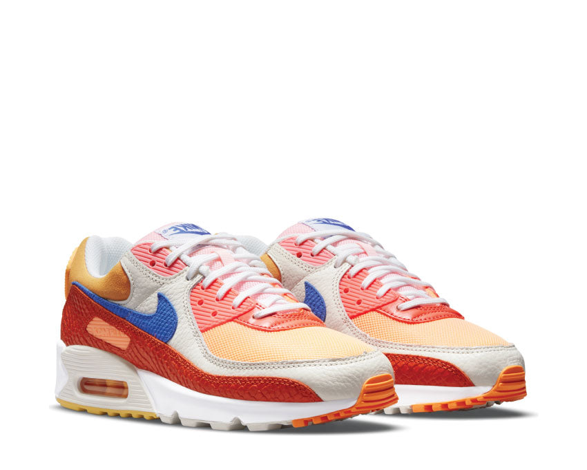 Nike Air Max 90 W Campfire Orange / Racer Blue - Sail DJ8517-800