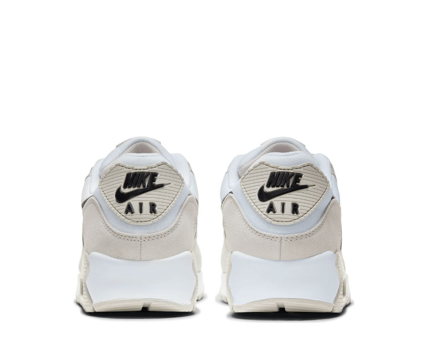 Nike Air Max 90 White / Black - Light Bone - Team Orange DH4103-100