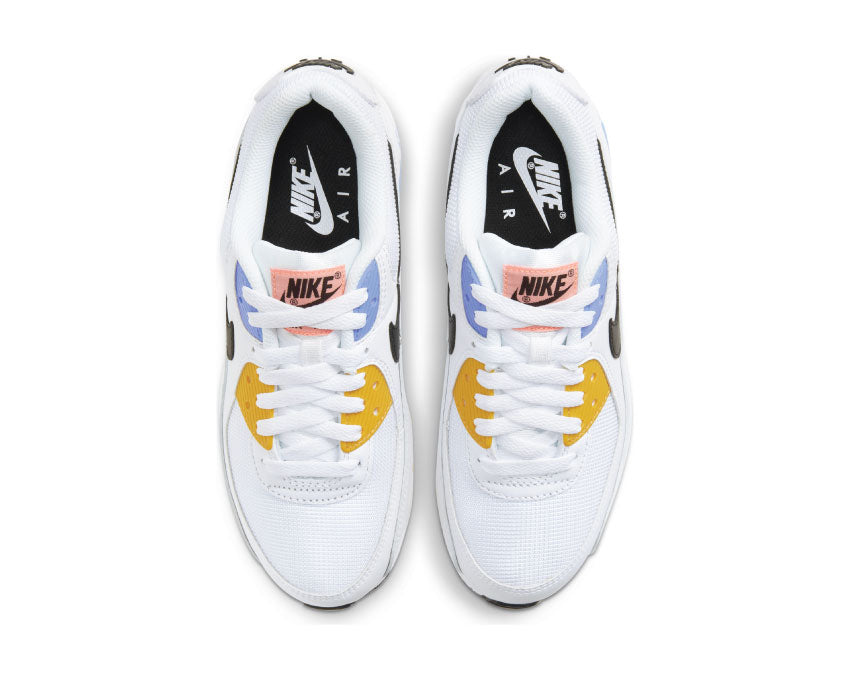 Nike Air Max 90 White / Black - Pure Platinum - Solar Flare CZ3950-100