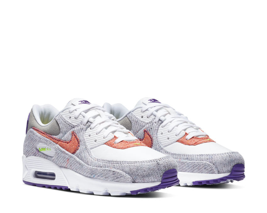 Nike Air Max 90 White / Electric Green - Court Purple CT1684-100