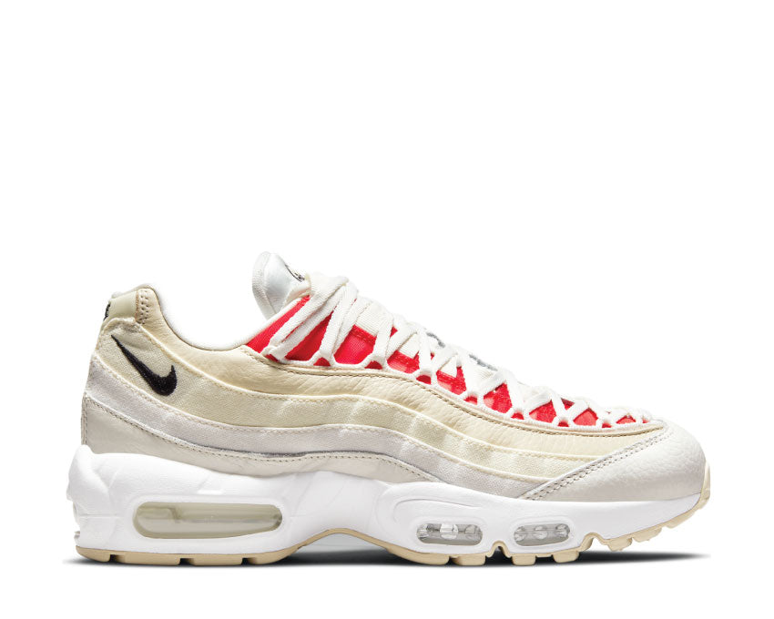 Nike Air Max 90 Wmns Sail / Black - Chile Red - Coconut Milk DJ6903-100
