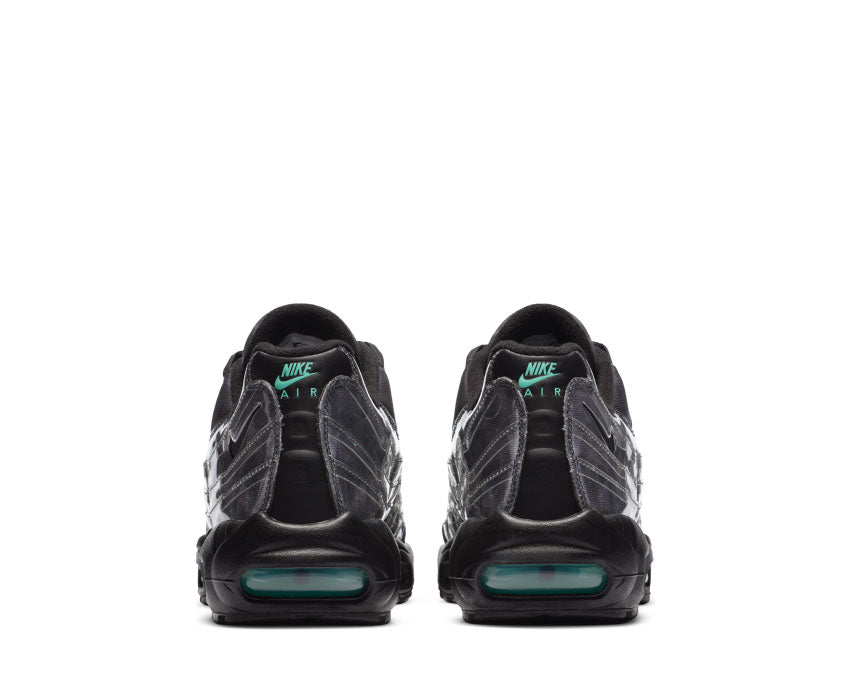 Nike Air Max 95 Black / Black - Aurora Green - Smoke Grey DA7735-001