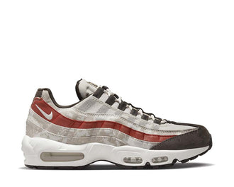 Nike Air Max 95 Light Bone Khaki Dune Red — sneakers homme Air Max visible
