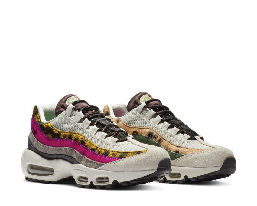 Nike Air Max 95 Prm Light Bone / White - Velvet Brown - Olive Grey CZ8102-001