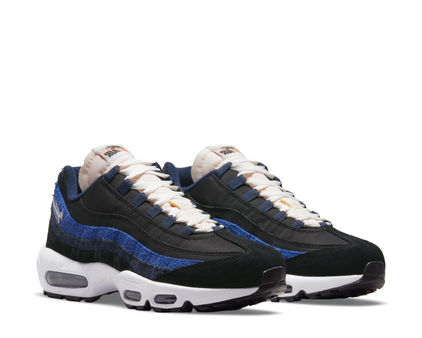 Nike Air Max 95 SE Black / Sail - Obsidian - Deep Royal Blue DH2718-001