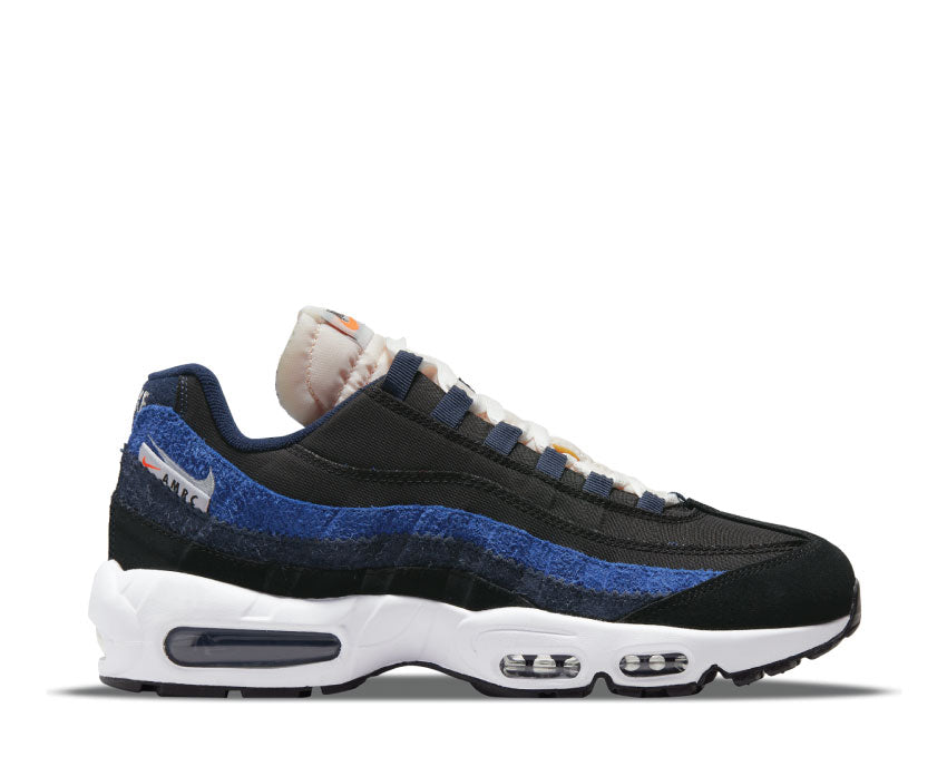 Nike Air Max 95 SE Black / Sail - Obsidian - Deep Royal Blue DH2718-001