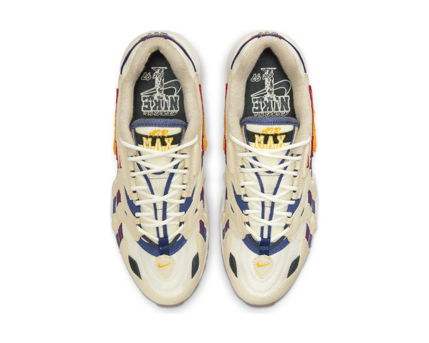 nike air max 96 ii qs beach & university gold