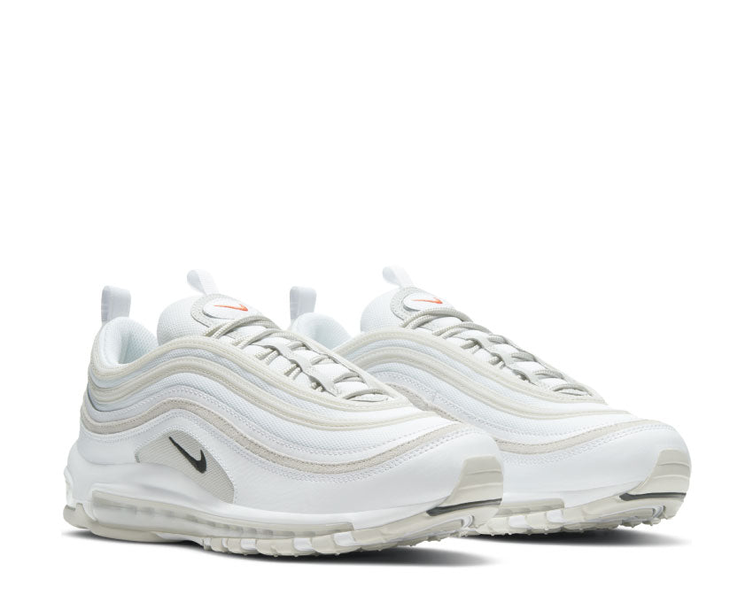 Nike Air Max 97 White / Light Bone - Black - Team Orange DH4105-100