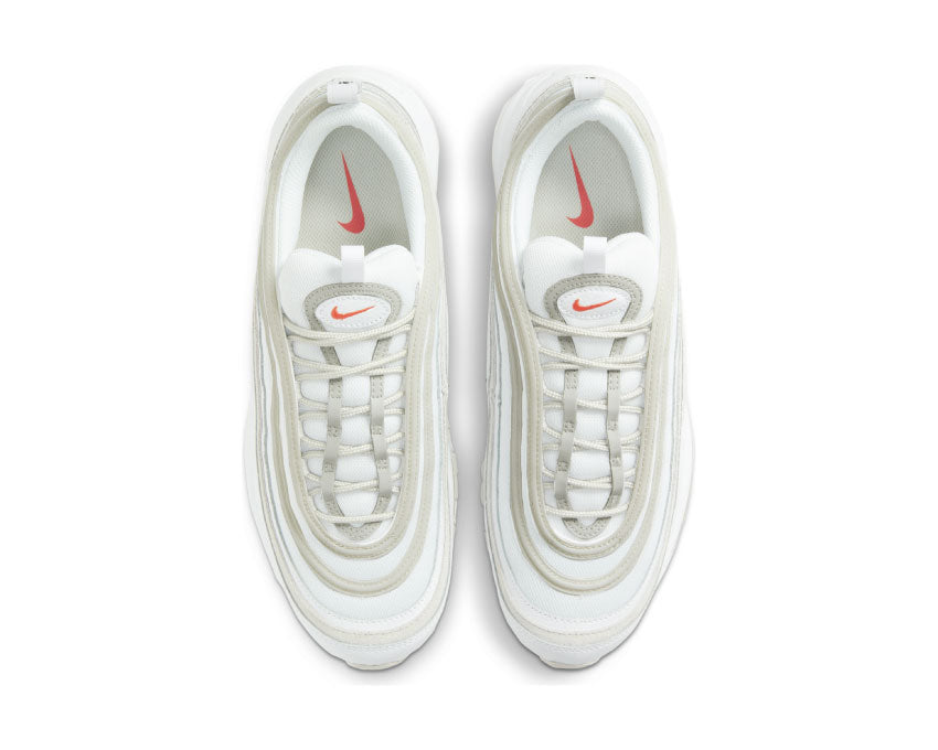 Nike Air Max 97 White / Light Bone - Black - Team Orange DH4105-100