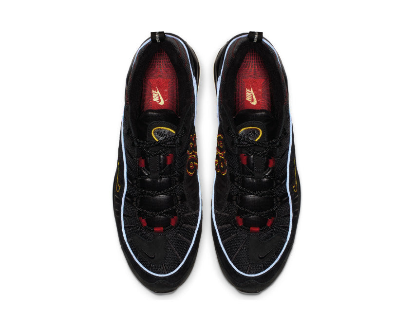 Nike Air Max 98 Black Amarillo University Red CD1537-001