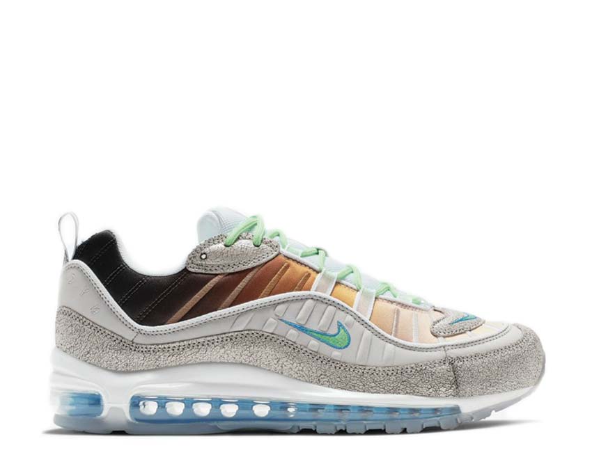 Nike Air Max 98 OA GS Vast Grey / Electro Green - Blue Hero - White CI1502-001