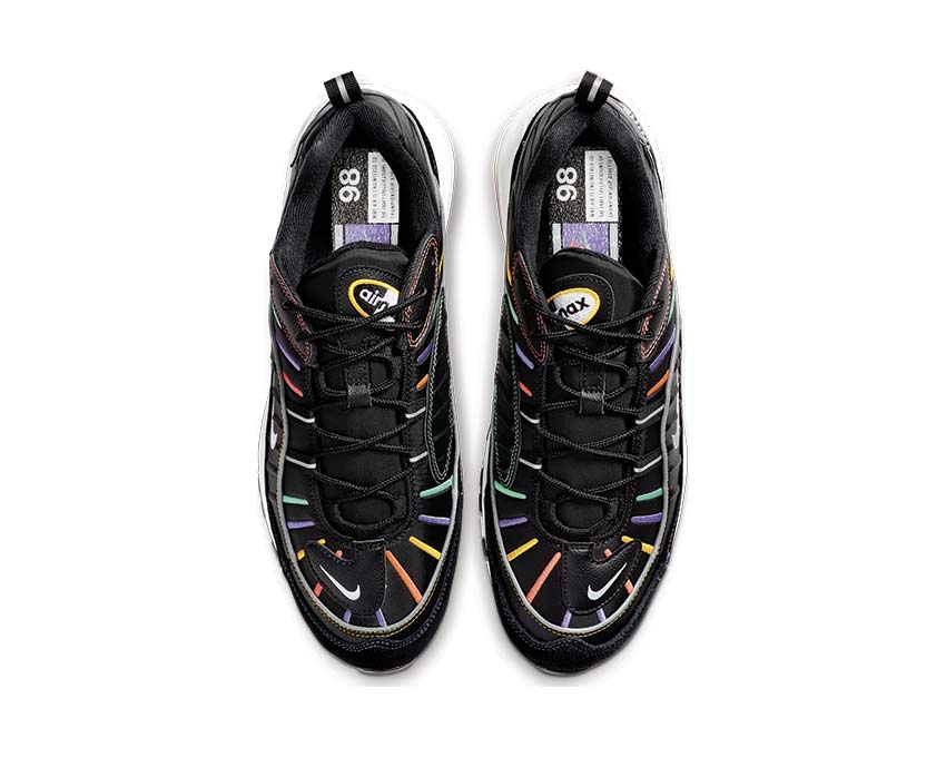 Nike Air Max 98 PRM Black Flash Crimson Kinetic Green BV0989-023