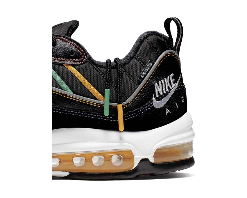 Nike Air Max 98 PRM Black Flash Crimson Kinetic Green BV0989-023