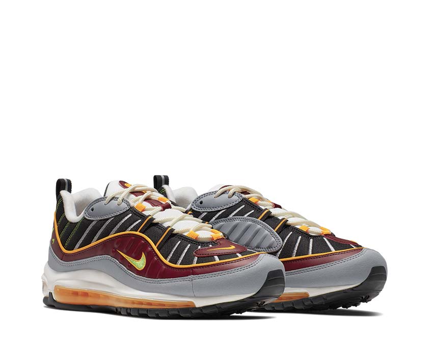 Nike Air Max 98 Team Red Green Strike Wolf Grey 640744-603
