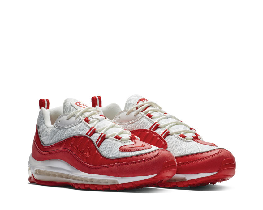 red and white nike air max 98