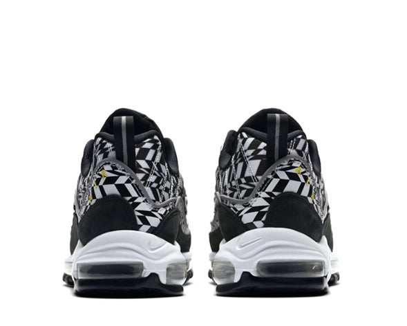 Nike air max 98 black white orange best sale