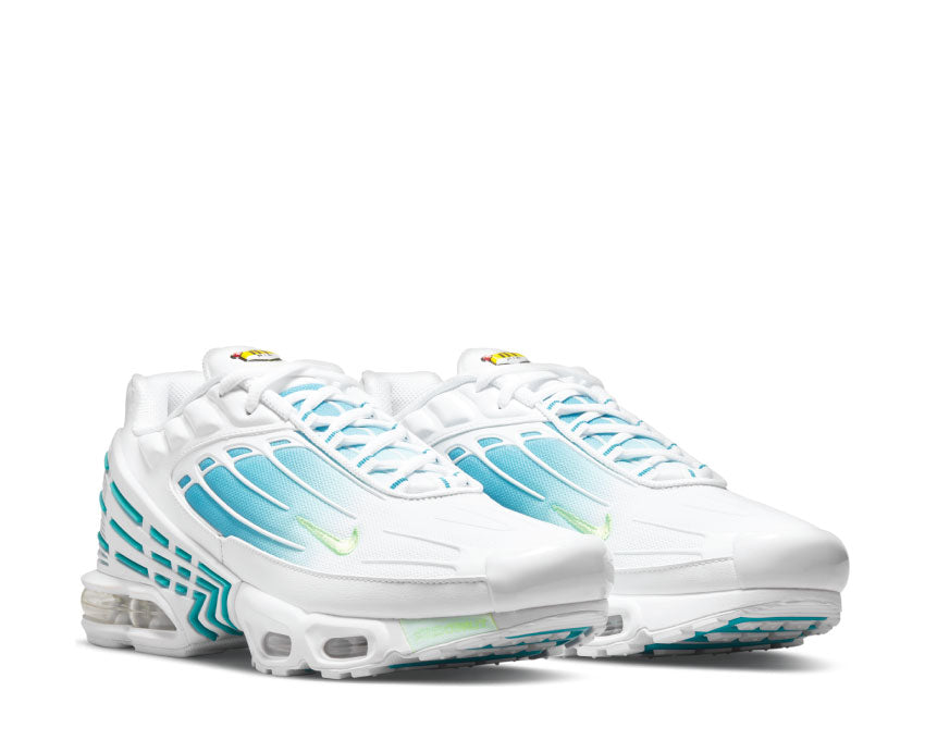 Nike Air Max Plus III White / Lime Glow - Aquamarine - Pure Platinum DM2835-100