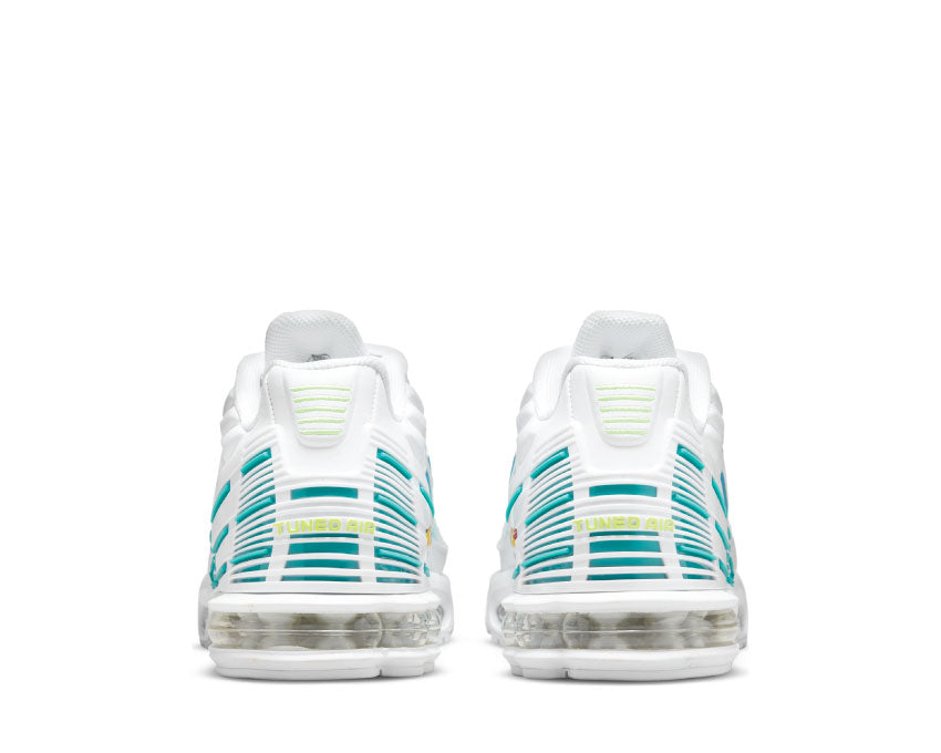Nike Air Max Plus III White / Lime Glow - Aquamarine - Pure Platinum DM2835-100