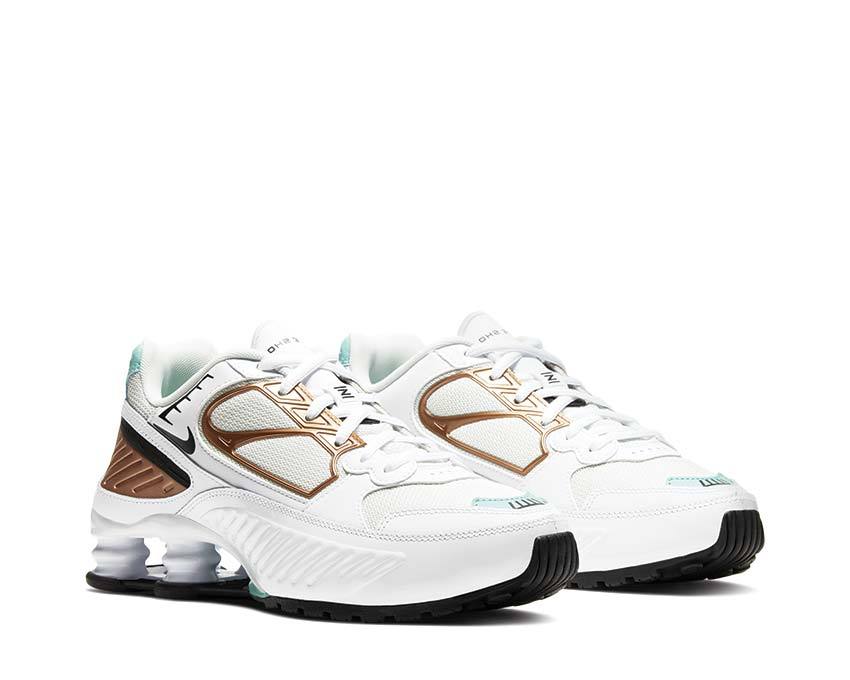 Nike Shox Enigma White / Black - Spruce Aura - Aurora Green BQ9001-100