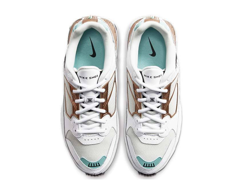 Nike Shox Enigma White / Black - Spruce Aura - Aurora Green BQ9001-100