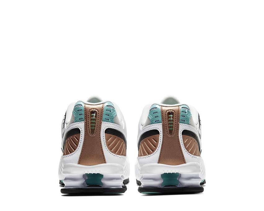 Nike Shox Enigma White / Black - Spruce Aura - Aurora Green BQ9001-100