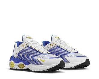Nike Air Max TW White Speed Yellow vue latérale — mesh technique Air TW