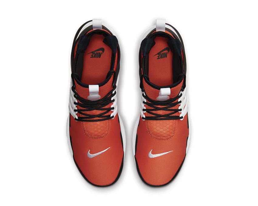 Nike Air Presto Mid Utility Orange / Orange - Black - White DC8751-800