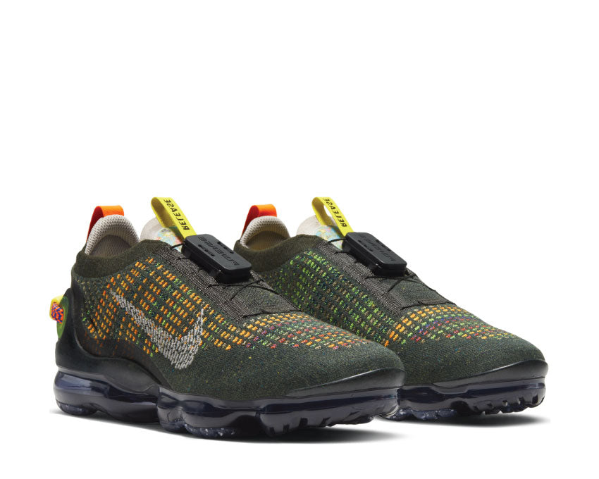 Nike Air Vapormax 2020 Flyknit Newsprint / College Grey - Black - Opti Yellow CW1765-001