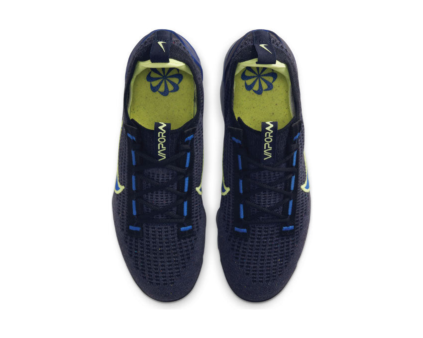 Nike Air Vapormax 2021 FK Obsidian / LT Lemon Twist / Racer Blue - Black DH4085-400
