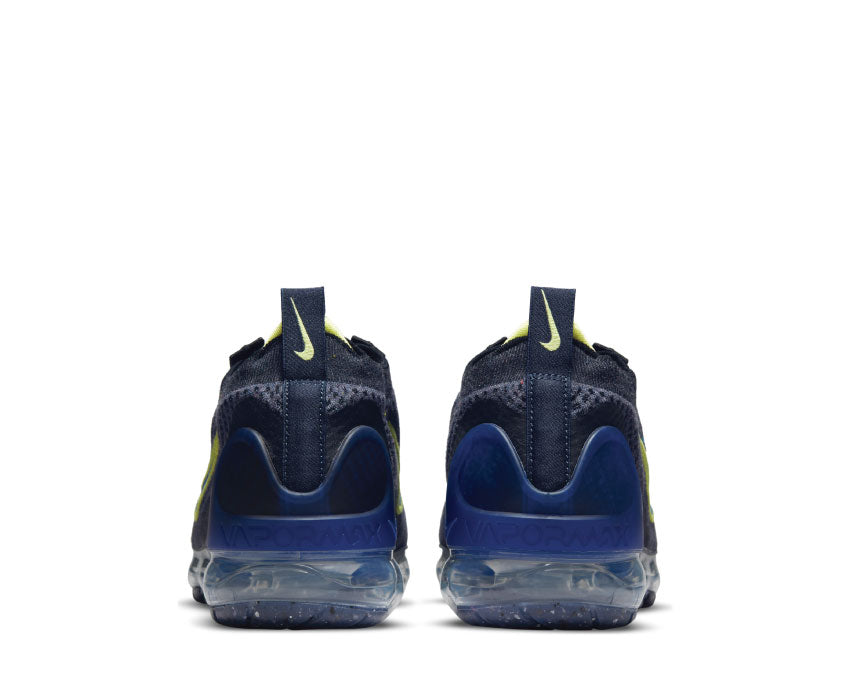 Nike Air Vapormax 2021 FK Obsidian / LT Lemon Twist / Racer Blue - Black DH4085-400