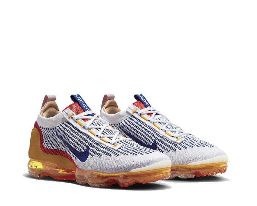 Nike Vapormax 2021 FK SE White / Old Royal - Yellow Ochre DQ8963-101