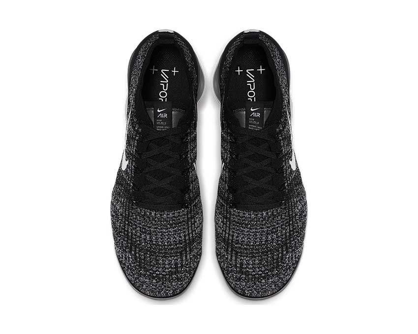 Nike Air Vapormax Flyknit 3 Black White Metallic Silver AJ6900-002
