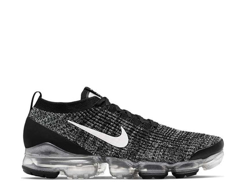 Nike Air Vapormax Flyknit 3 Black White Metallic Silver AJ6900-002