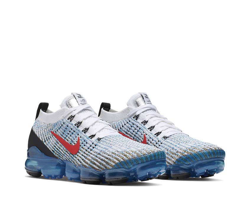 Nike Air Vapormax Flyknit 3 White Habanero Red University Gold AJ6900-106