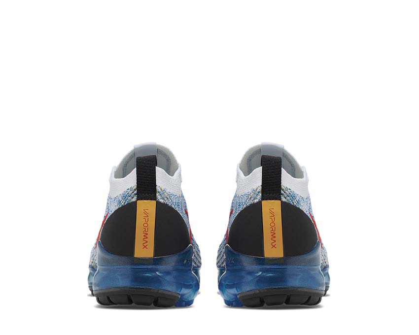 Nike Air Vapormax Flyknit 3 White Habanero Red University Gold AJ6900-106