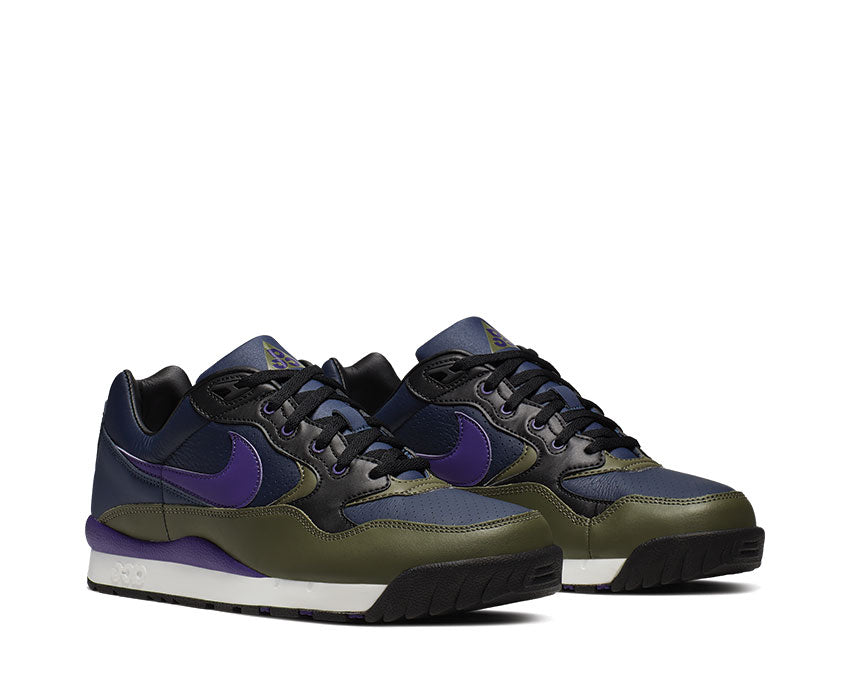 Nike Air Wildwood ACG Midnight Navy Court Purple Medium Olive AO3116-400