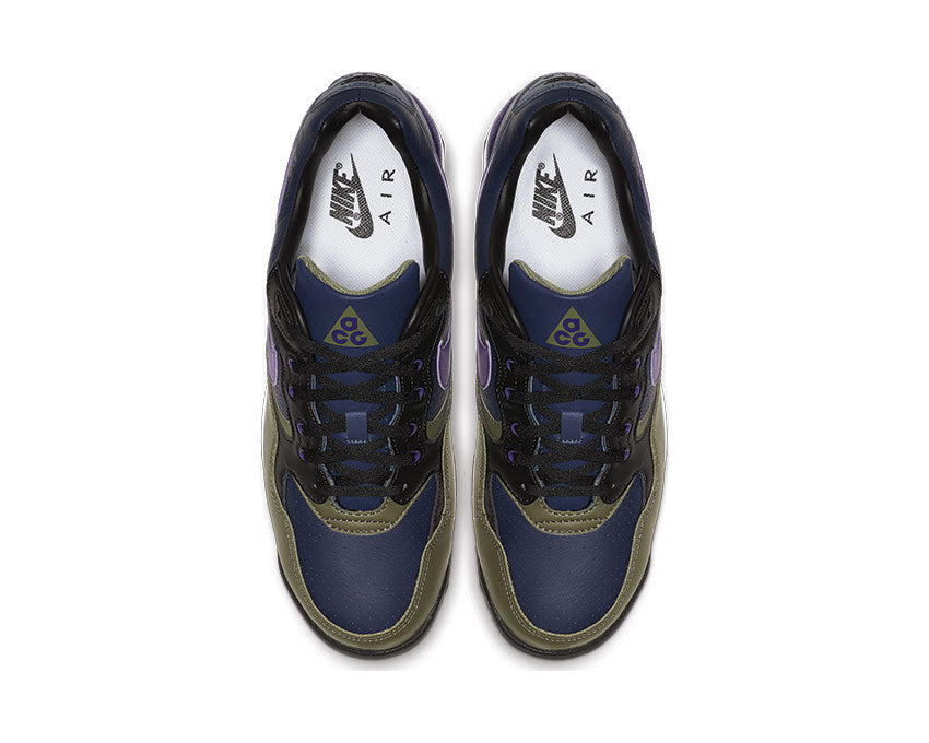 Nike Air Wildwood ACG Midnight Navy Court Purple Medium Olive AO3116-400