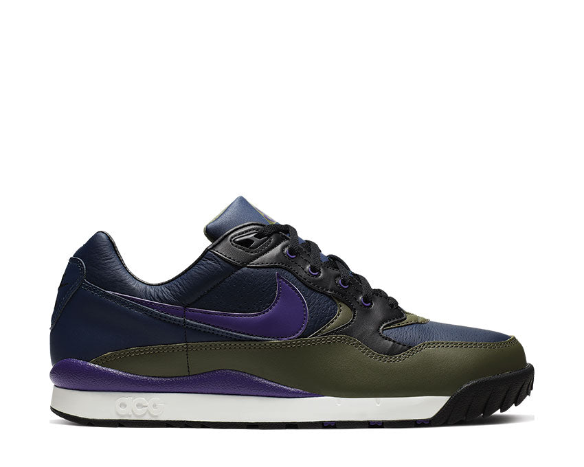 Nike Air Wildwood ACG Midnight Navy Court Purple Medium Olive AO3116-400