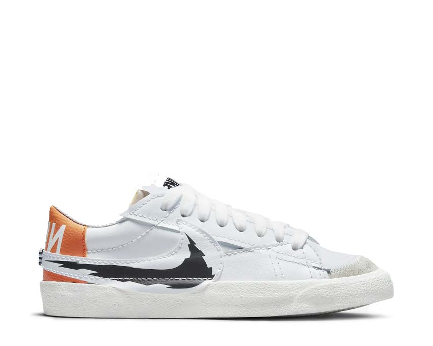 Nike Blazer Low 77 Jumbo White / Black - Summit White - Magma Orange DV6484-100